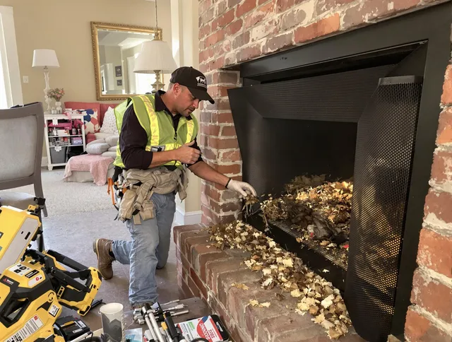 Safe screening installation by Clinton Chimney Sweep in Clinton, CT