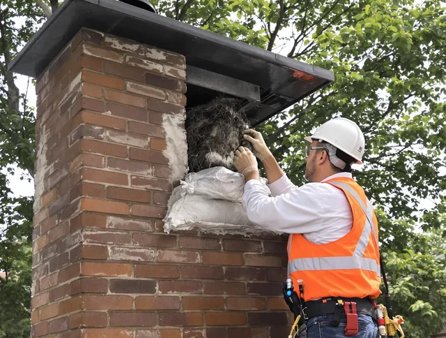 Humane removal of debris and animals by Clinton Chimney Sweep in Clinton, CT