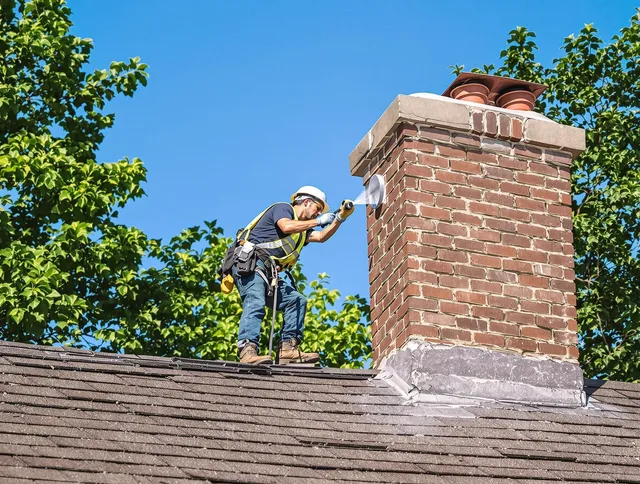 Clinton Chimney Sweep performing an inspection with advanced tools in Clinton, CT