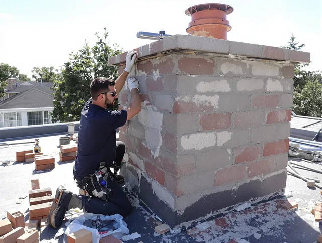 Advanced chimney repair process by Clinton Chimney Sweep in Clinton, CT