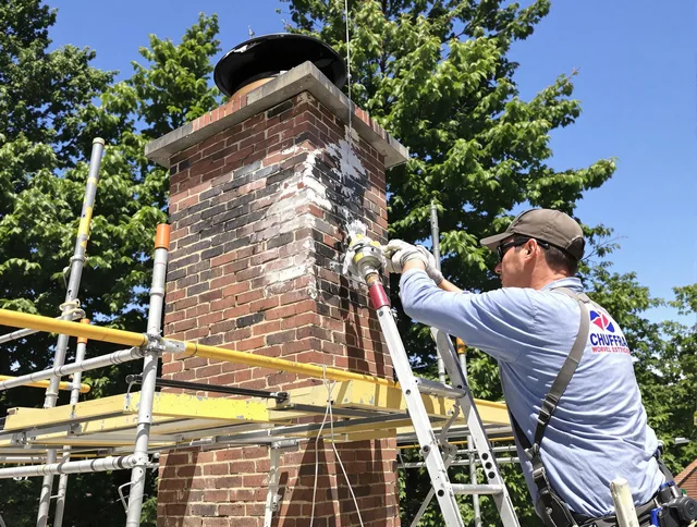 Structural chimney repair by Clinton Chimney Sweep in Clinton, CT