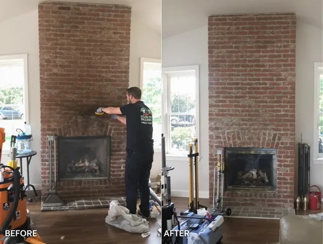 Finished chimney sweeping service by Clinton Chimney Sweep in Clinton, CT